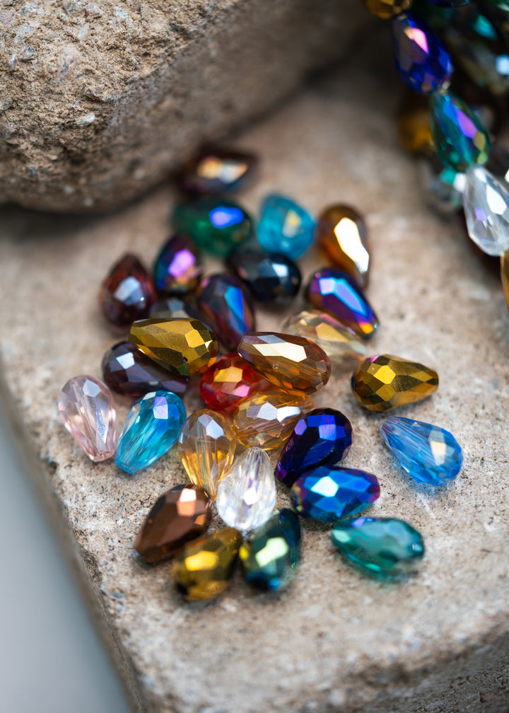 Teardrop crystal beads deals